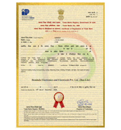 Trademark Registration – Class 11